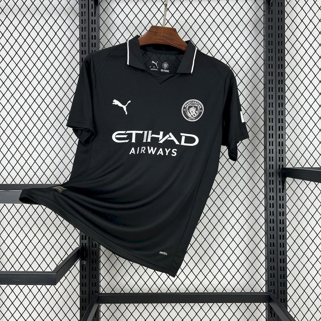 (PREMIUM QUALITY) MAN CITY AWAY BLACK THIRD 2025/26