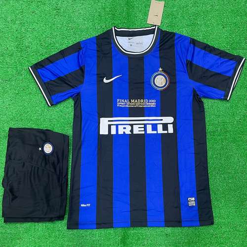 Inter Milan Home 2010 UCL Final Retro Jersey with Shorts