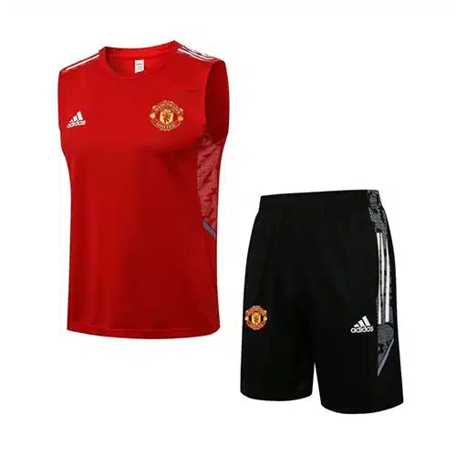 [Premium Quality] Manchester United Red Tank Top with Shorts