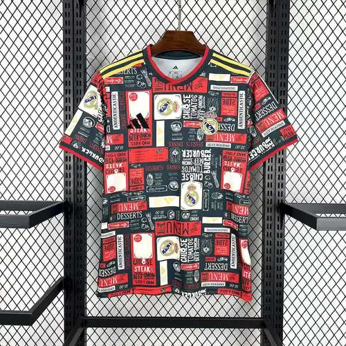 [Premium Quality] Real Madrid Real Madrid Doodle Edition Jersey 2025-26