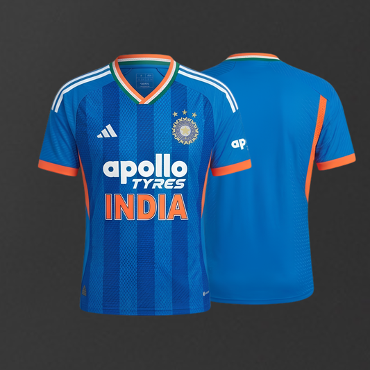 Team India T20 Cricket Jersey 3 Star ⭐⭐⭐ (Player Version Kit)