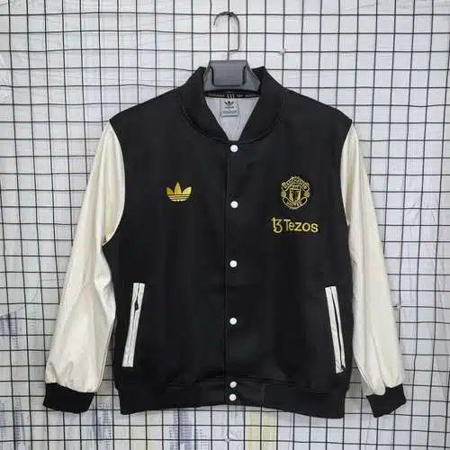 [Premium Quality] Manchester United Varsity Jacket Style WindBreaker 2025-26