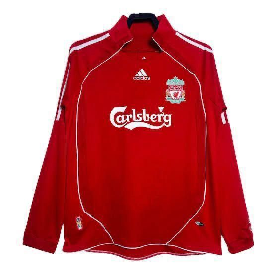 Liverpool 2006-08 Home Red Retro Jersey (Half Sleeve)